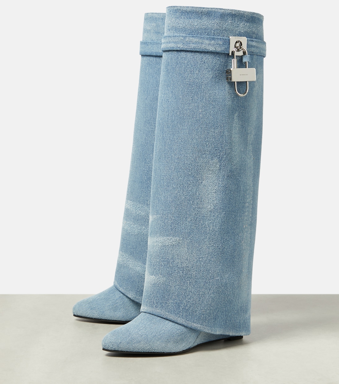 Botas Shark Lock de denim | Givenchy