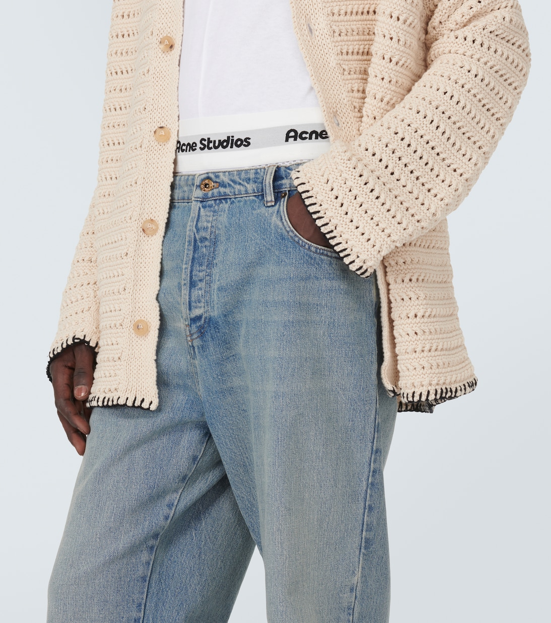 Shorts ciclistas con logo | Acne Studios