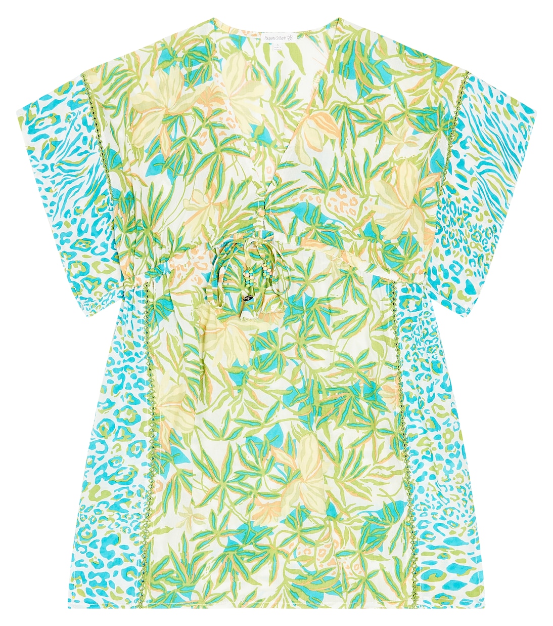 Amaya floral kaftan | Poupette St Barth Kids