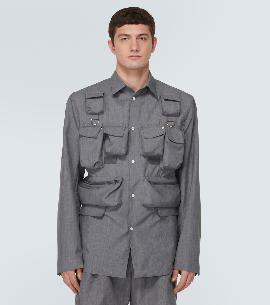 Camicia in lana e mohair | Prada