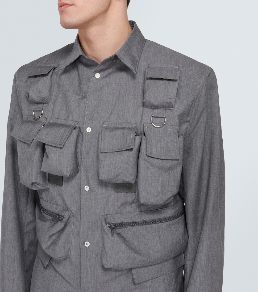Camicia in lana e mohair | Prada