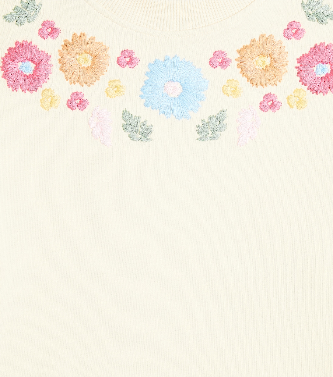 Felpa Rosalia in cotone con ricamo | Louise Misha
