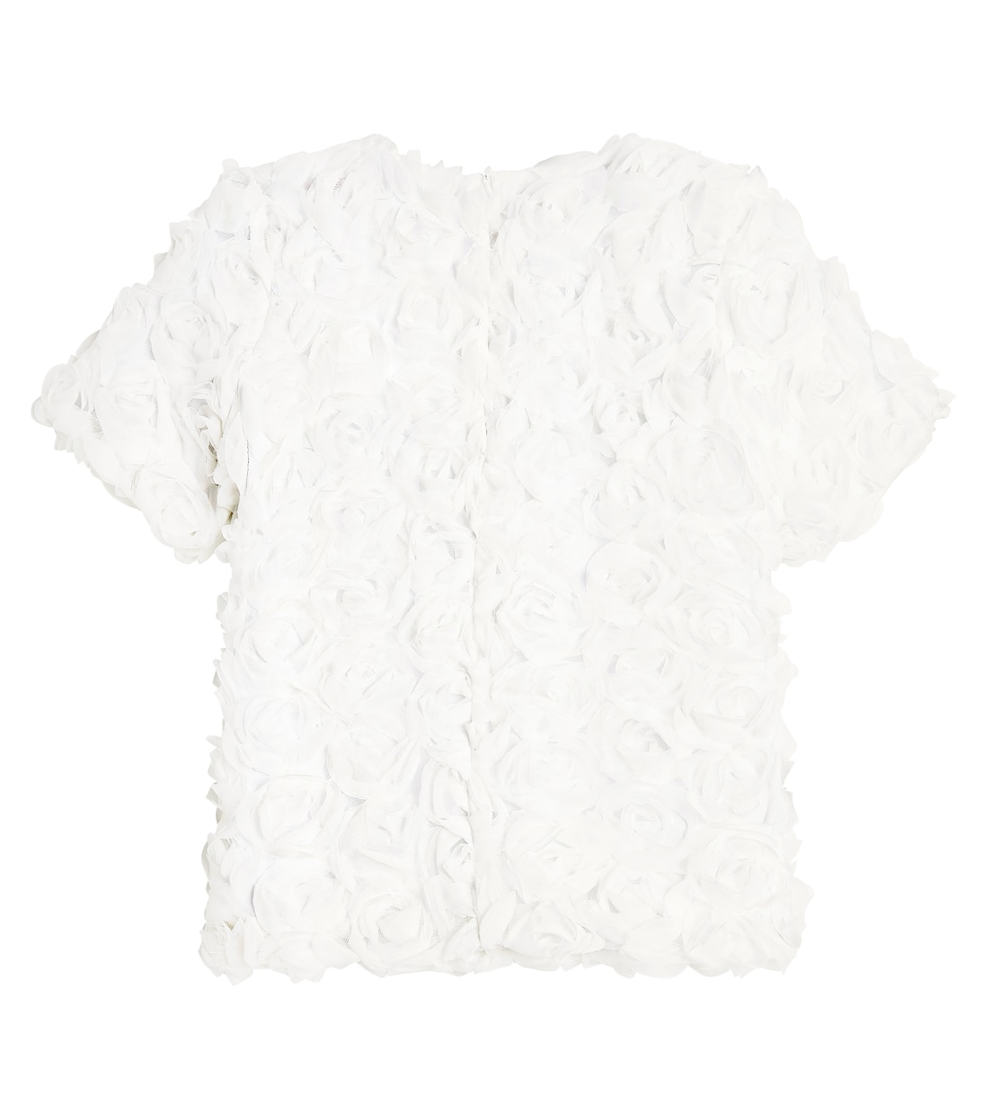 Top in tulle con applicazione floreale | Caroline Bosmans