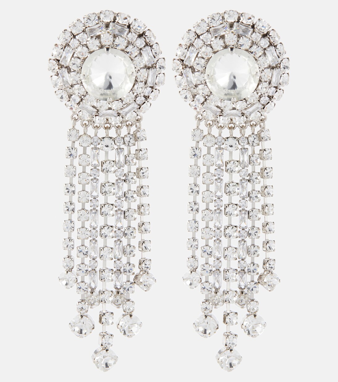Orecchini clip-on con cristalli | Alessandra Rich