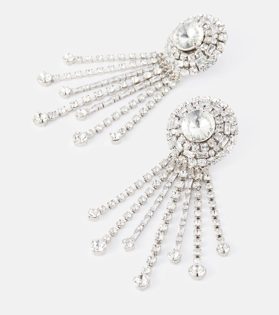 Orecchini clip-on con cristalli | Alessandra Rich