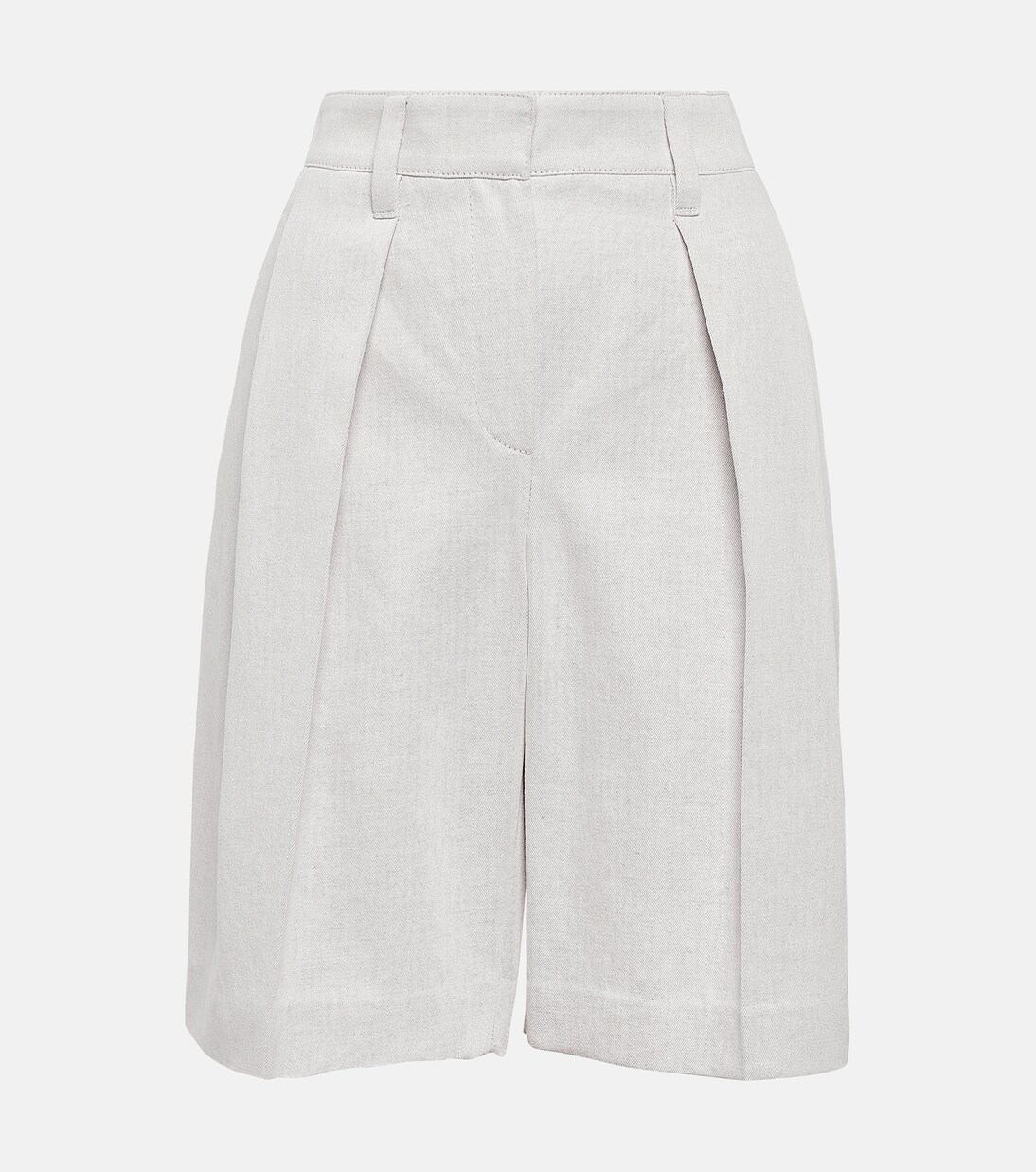 Bermuda in cotone e lino | Brunello Cucinelli