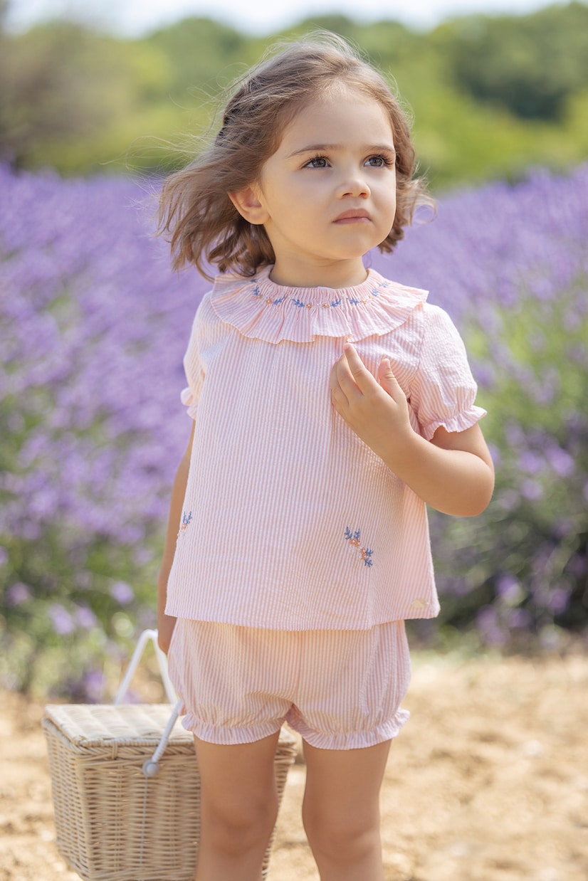 Bébé – Set top et short en coton | Tartine et Chocolat