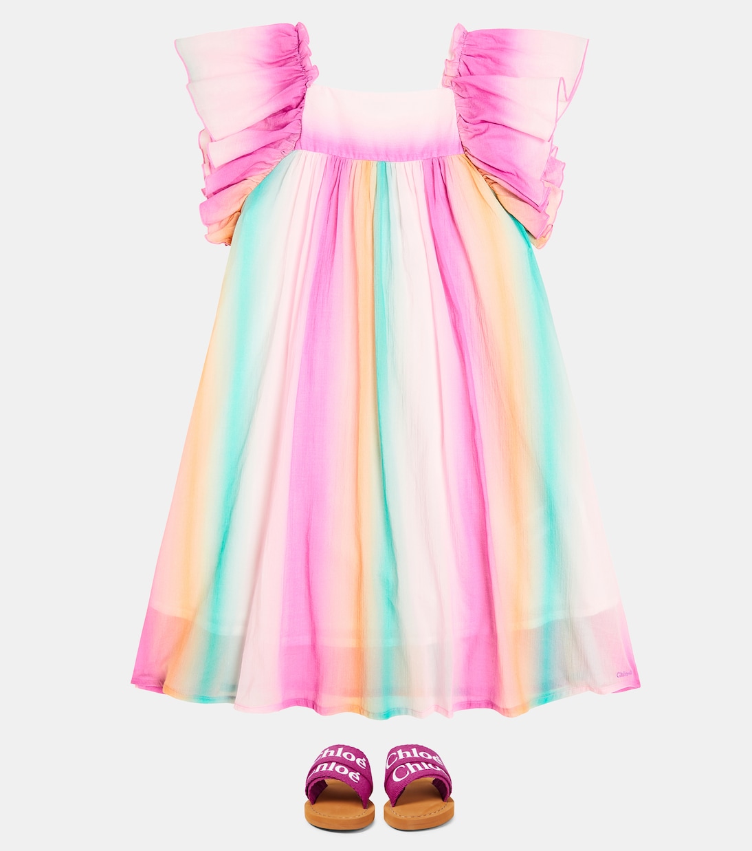 Kleid aus Baumwolle | Chloé Kids