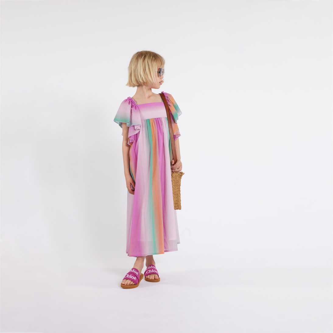 Kleid aus Baumwolle | Chloé Kids