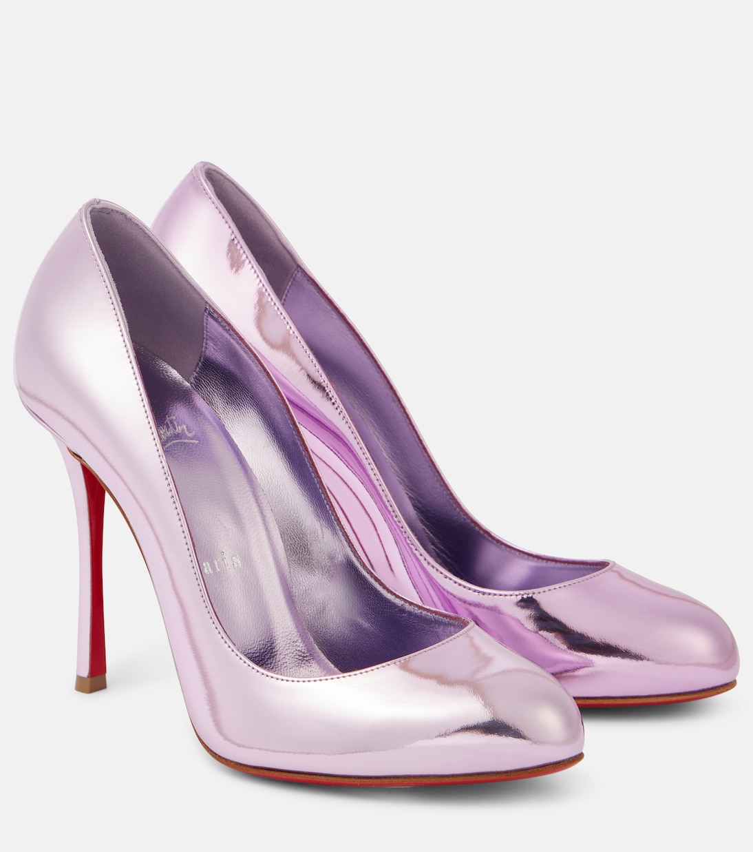 Pumps Dolly 100 in pelle metallizzata | Christian Louboutin