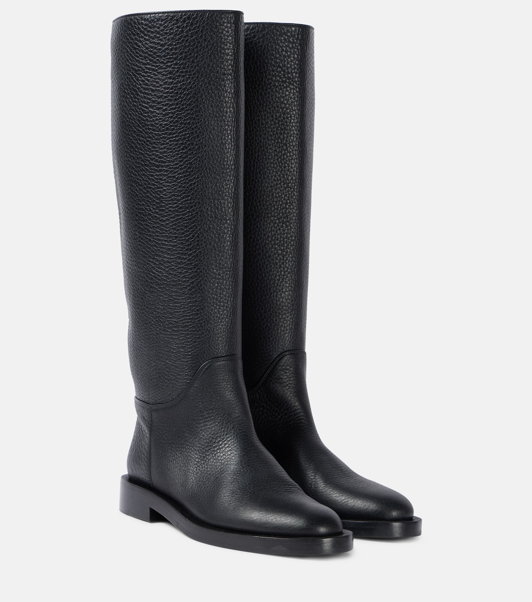 Botas altas Flint de piel | Khaite