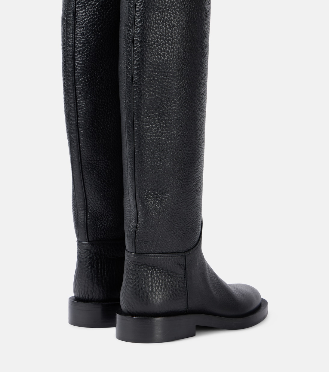 Botas altas Flint de piel | Khaite