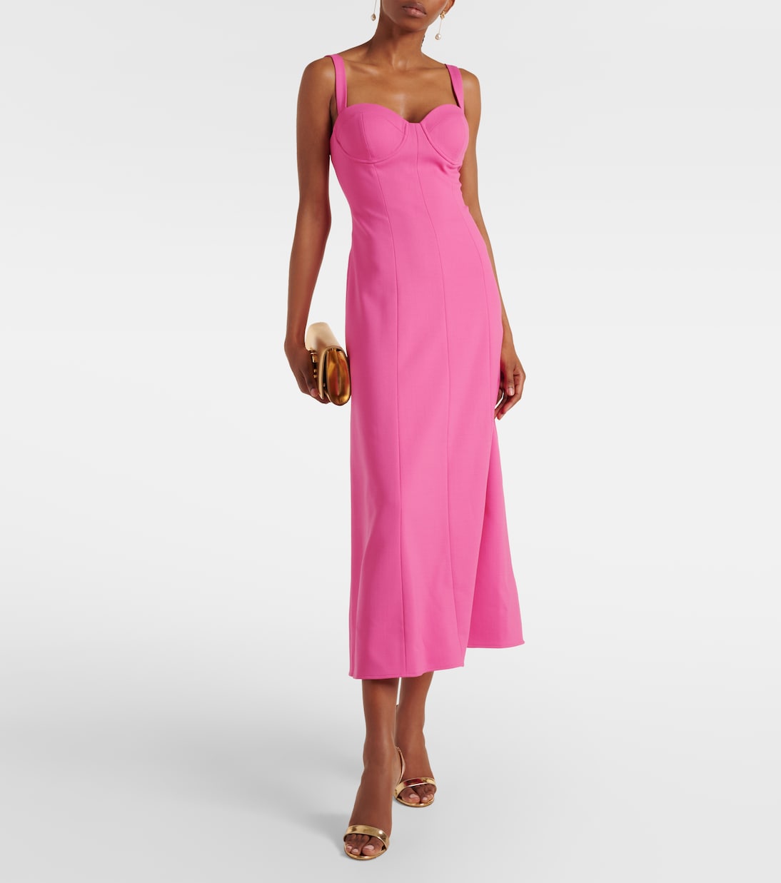 Bustier-Kleid aus einem Wollgemisch | Carolina Herrera