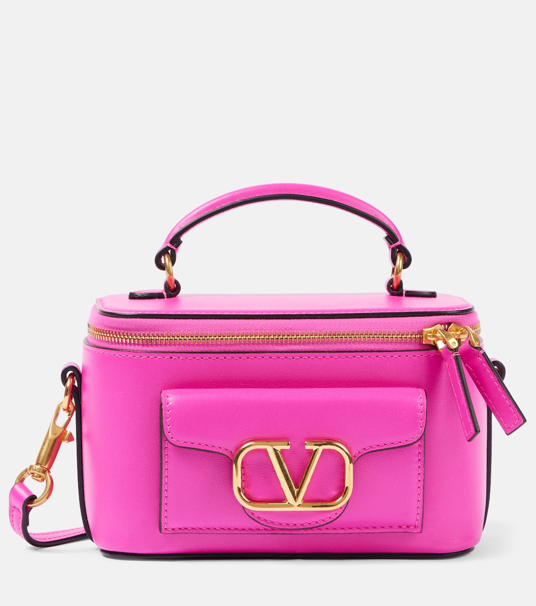 Loco Mini leather tote bag in pink Valentino Garavani Mytheresa