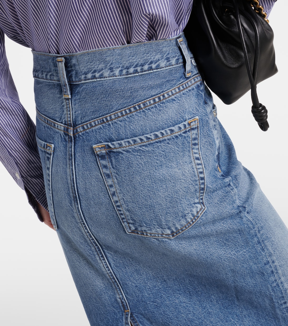 Jupe longue Circolo Reworked en jean | Citizens of Humanity