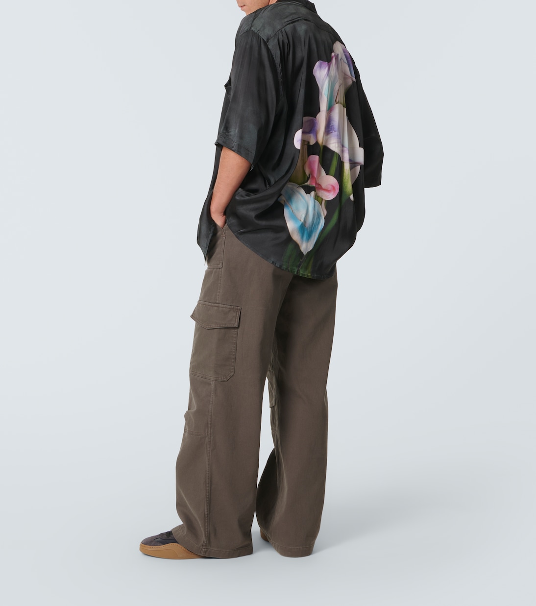 Camisa de satén estampada | Acne Studios