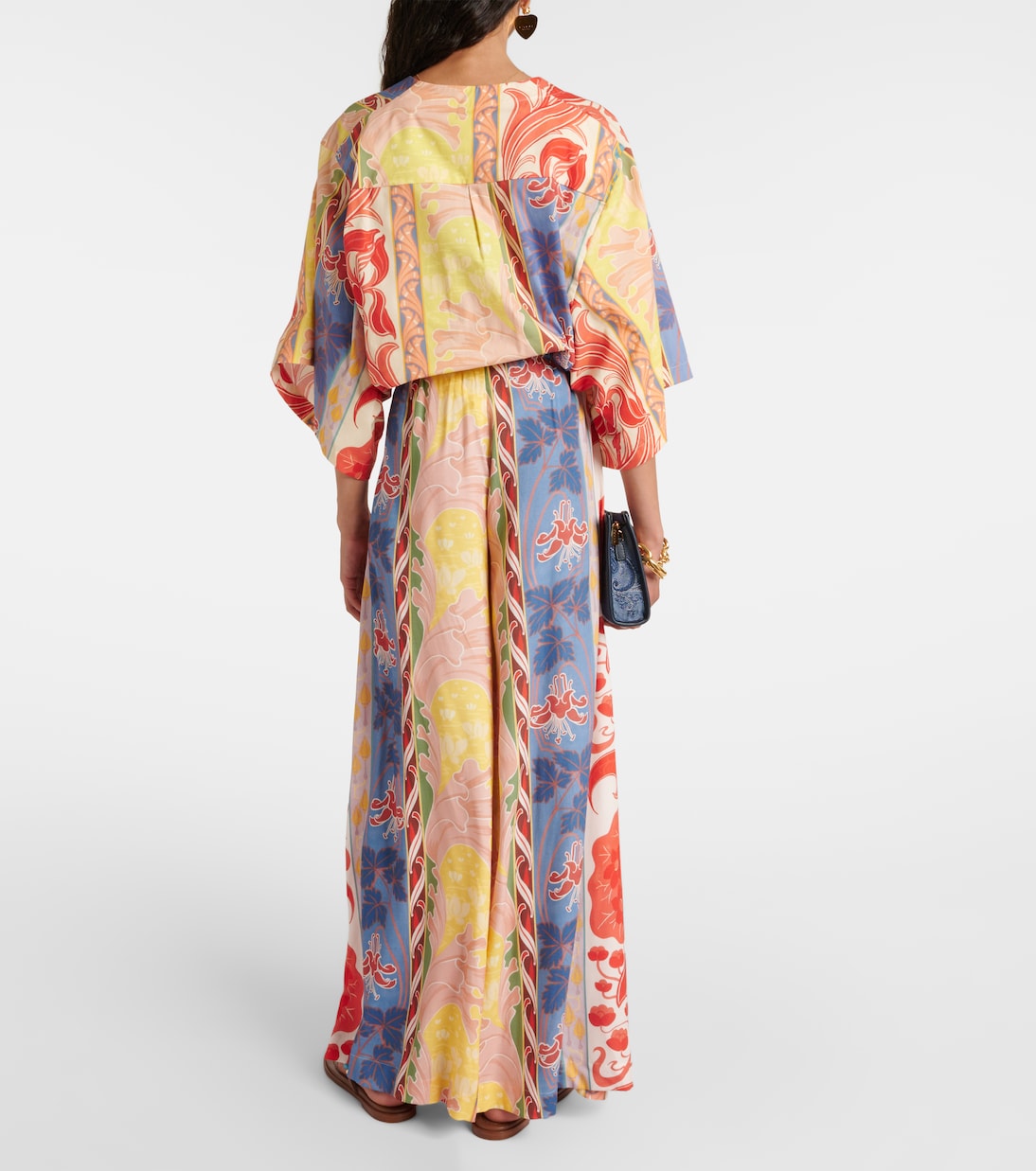 بنطلون واسع بطبعات | Etro
