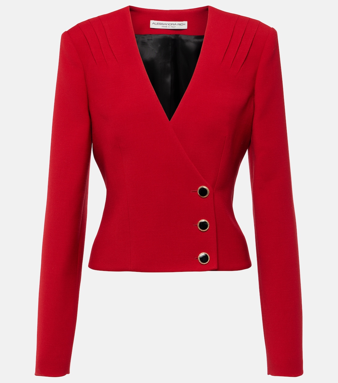 Pleated wool blazer | Alessandra Rich