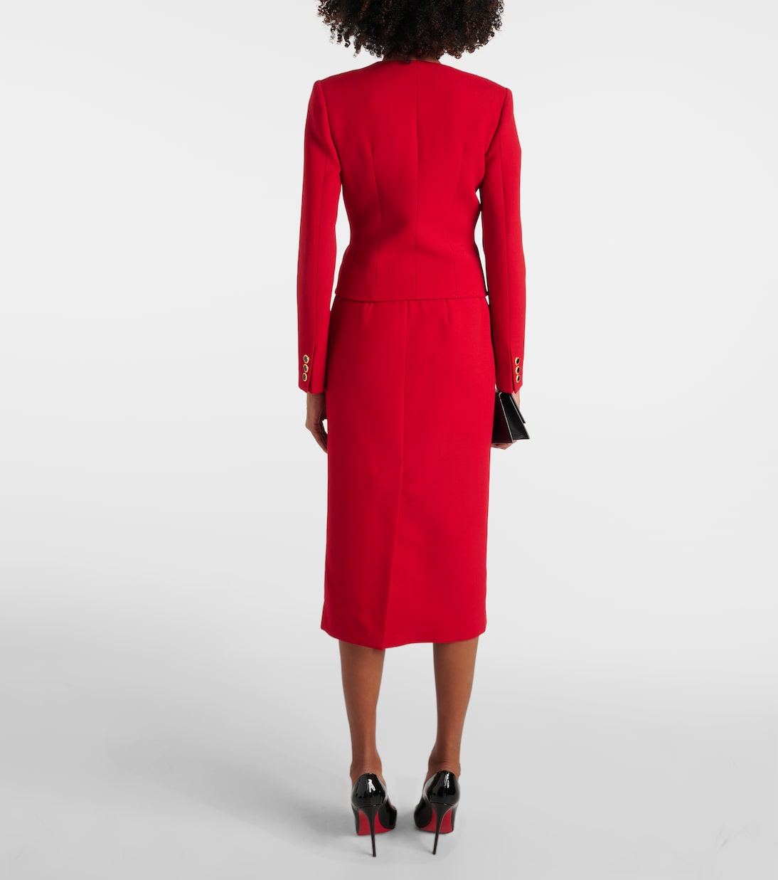 Pleated wool blazer | Alessandra Rich