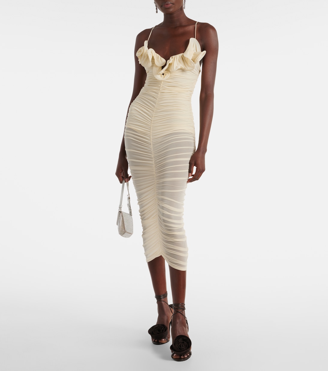 Abito midi con ruches | Magda Butrym