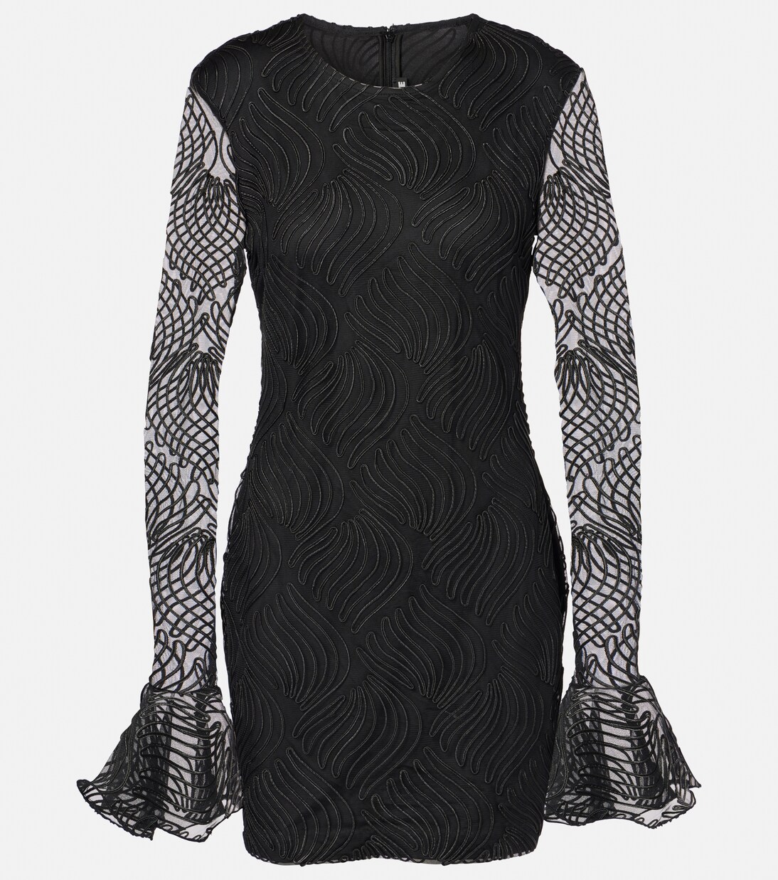 Mesh-trimmed minidress | Rotate