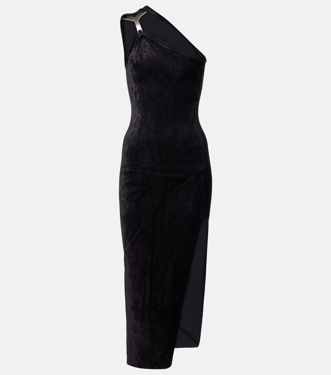 Abito midi monospalla Hydra | Rick Owens