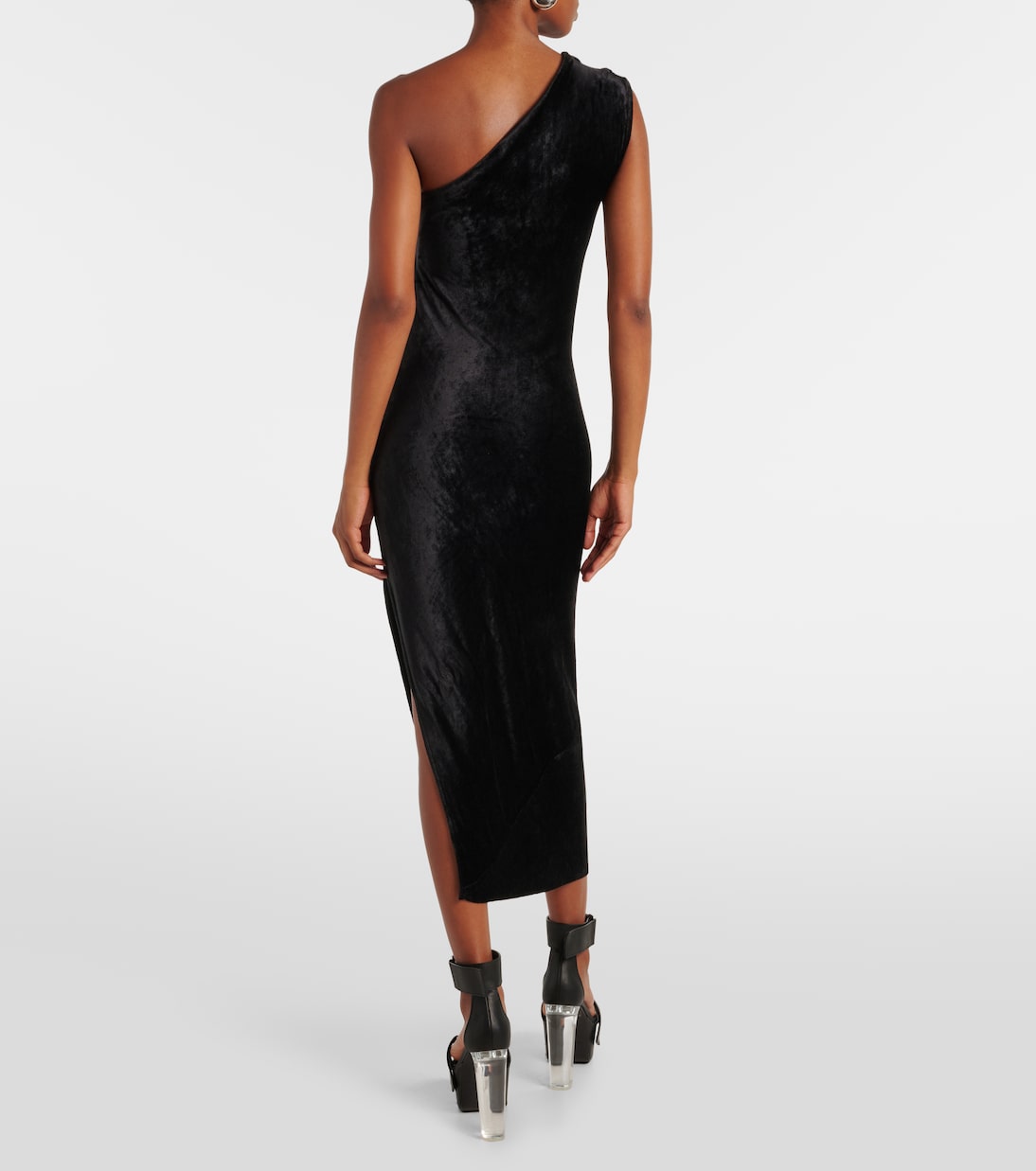 Abito midi monospalla Hydra | Rick Owens