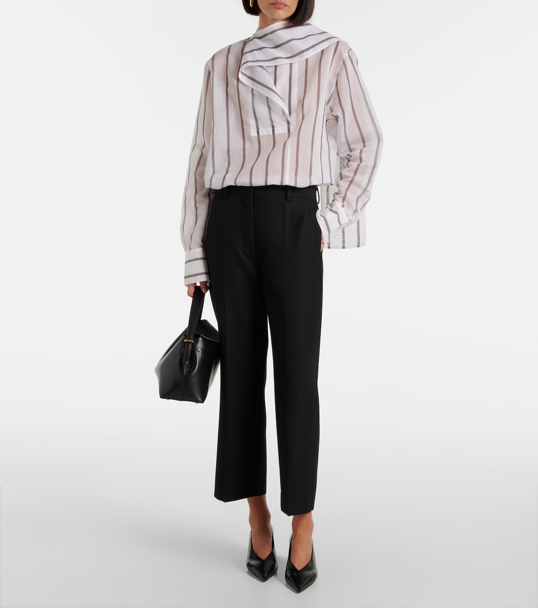 Camicia in organza di cotone e seta | Toteme