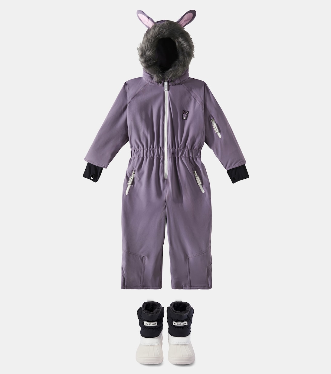 Hop The Bunny faux fur-trimmed skisuit | Roarsome