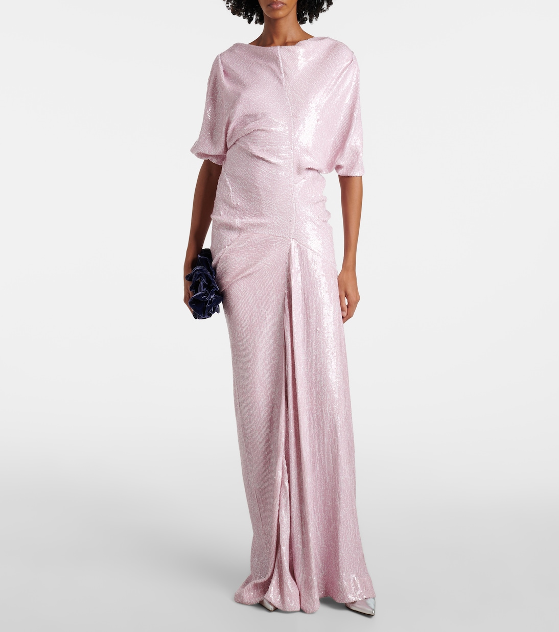 Abito lungo con paillettes | Dries Van Noten