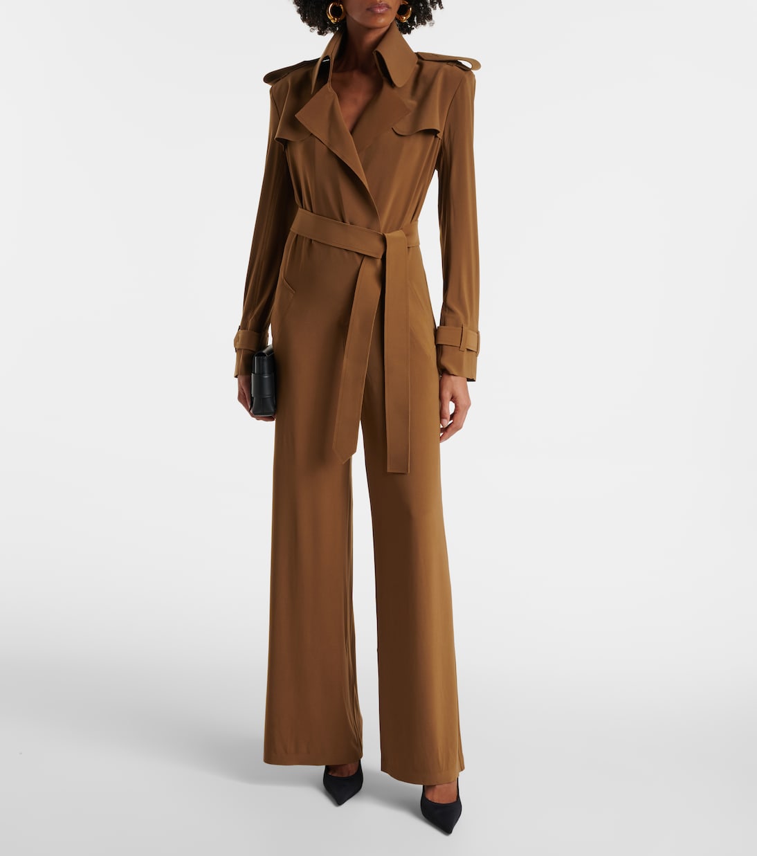 Single-breasted jumpsuit | Norma Kamali