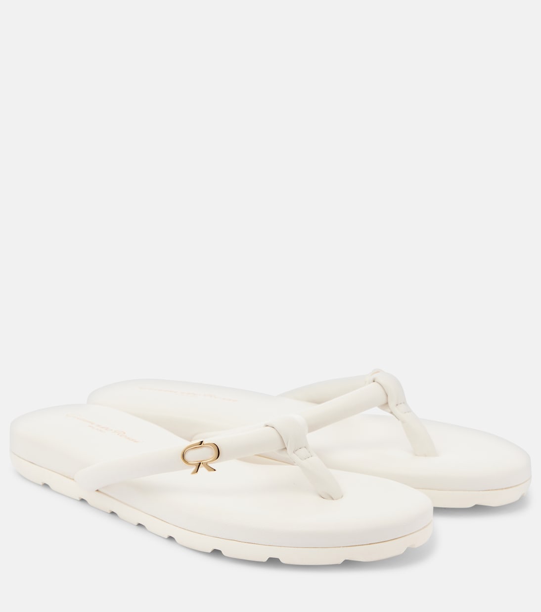 Tongs Juno en cuir | Gianvito Rossi