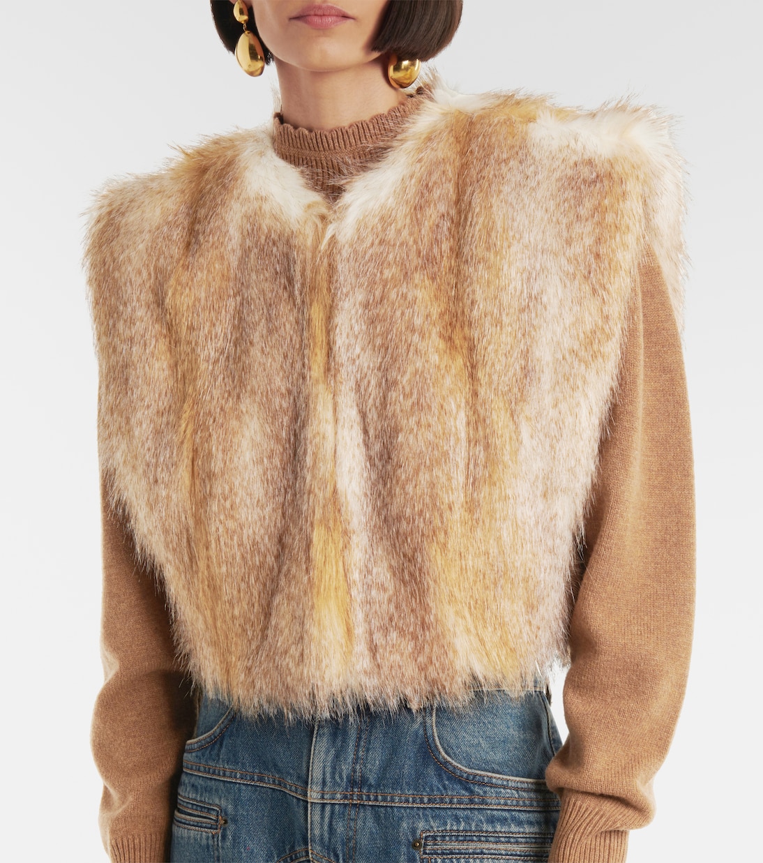 Veste sans manches Alexina en fourrure synthétique | Isabel Marant