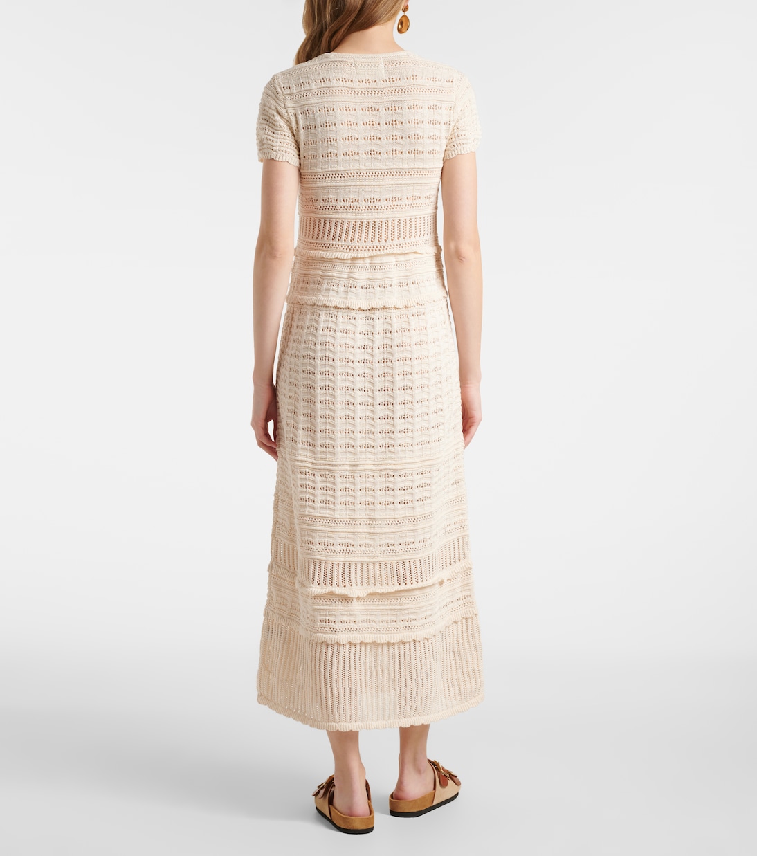 Abito midi Aurore in maglia di cotone | Marant Etoile
