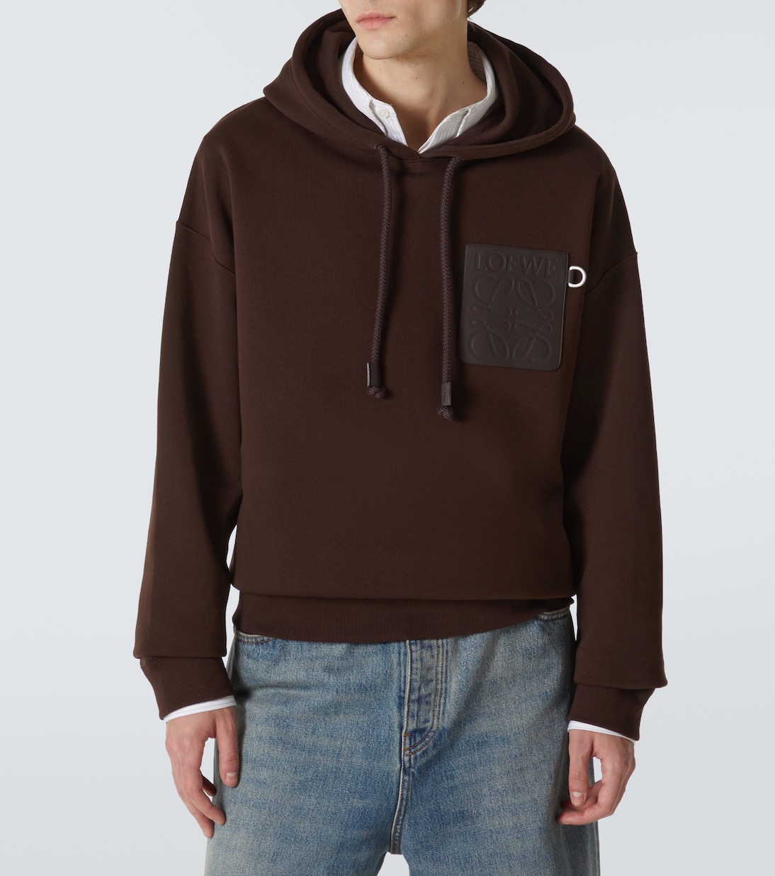 Felpa con cappuccio Anagram in cotone | Loewe