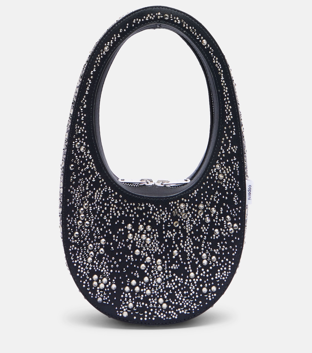 Swipe crystal-embellished tote bag | Coperni