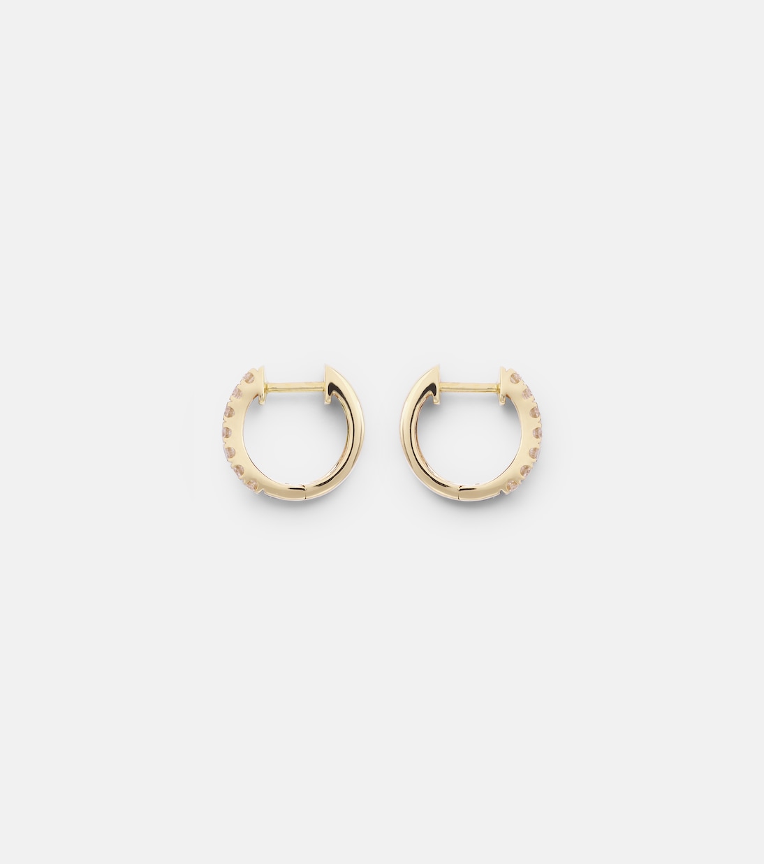 Orecchini in oro giallo 14kt con diamanti - STONE AND STRAND, stile giovane e moderno