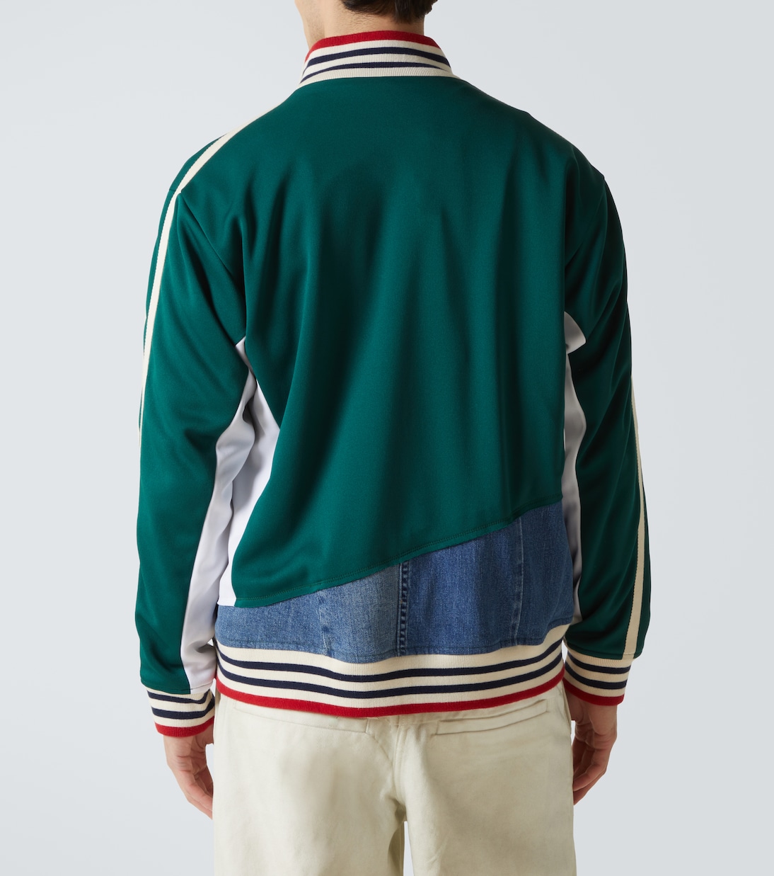 Trainingsjacke mit Denim | Greg Lauren