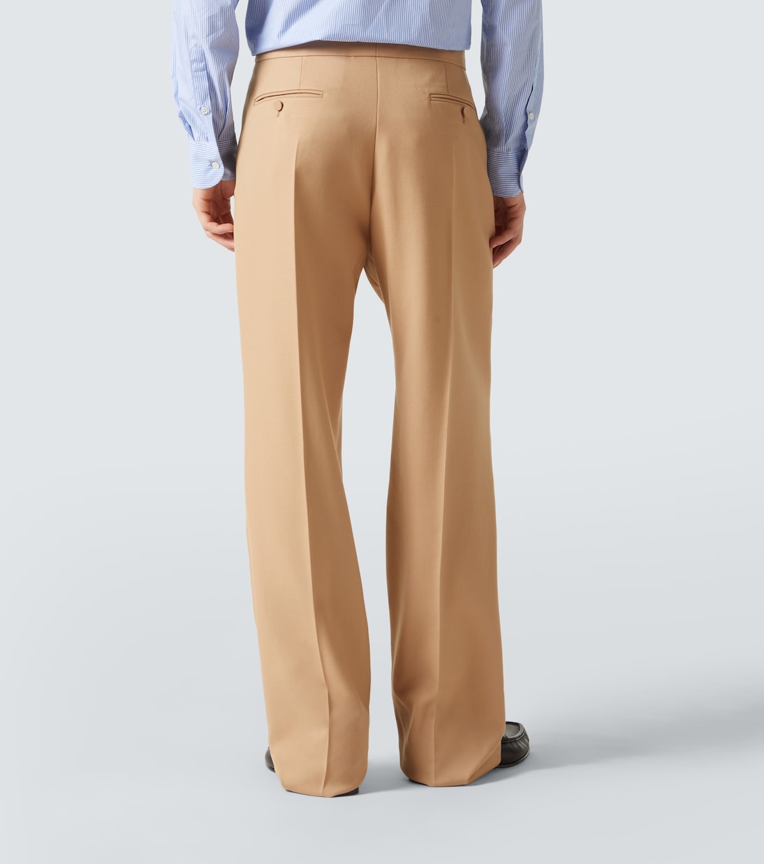 Virgin wool straight pants | Valentino