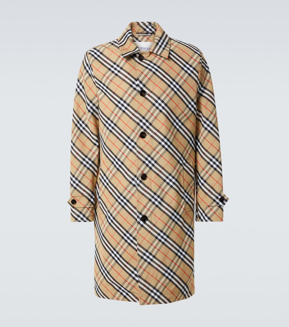 Gabardina con Burberry Check | Burberry
