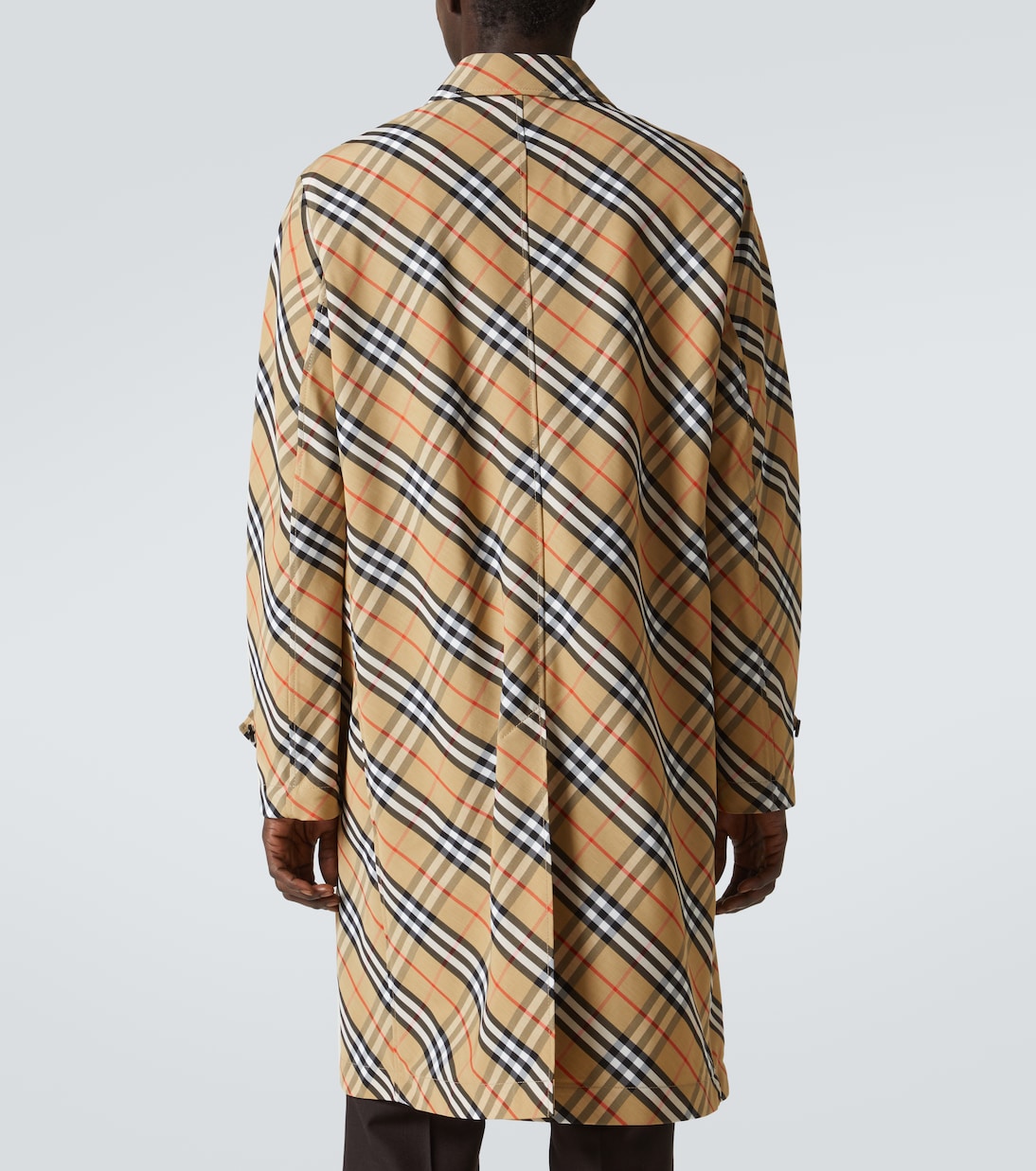 Gabardina con Burberry Check | Burberry