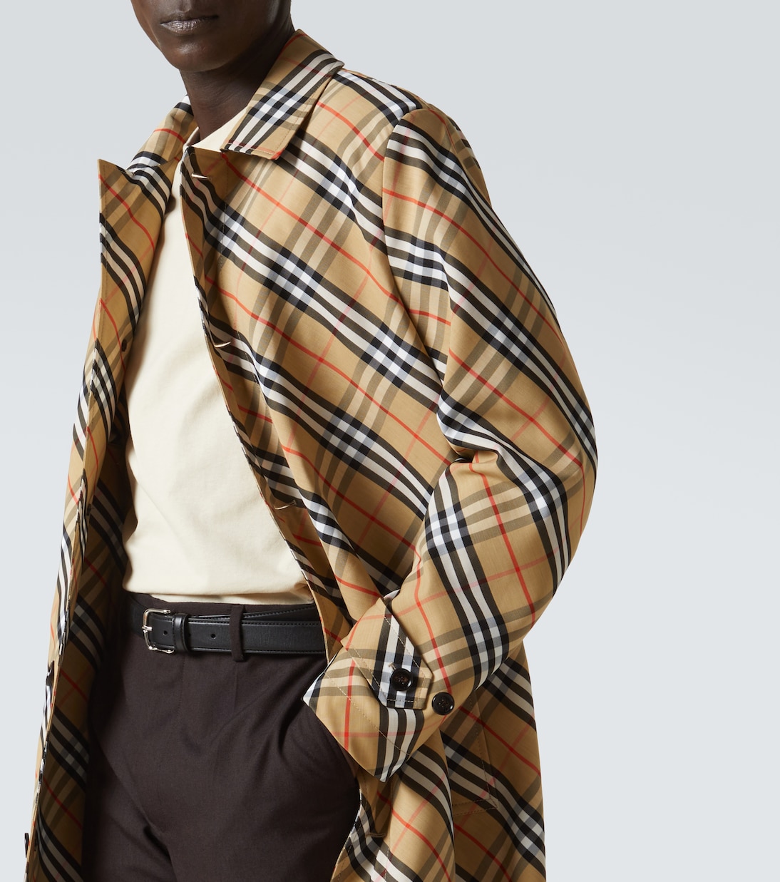 Gabardina con Burberry Check | Burberry