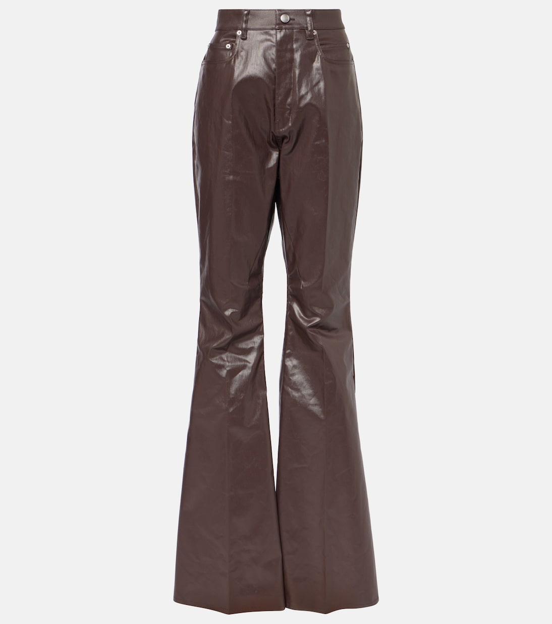 Beschichtete High-Rise-Hose aus Canvas | Rick Owens