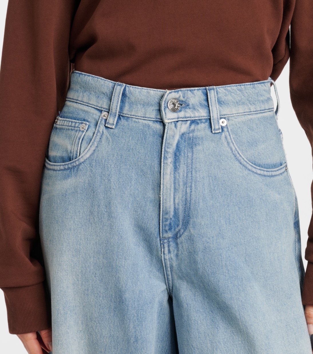 Jeans a gamba larga e vita media | JW Anderson