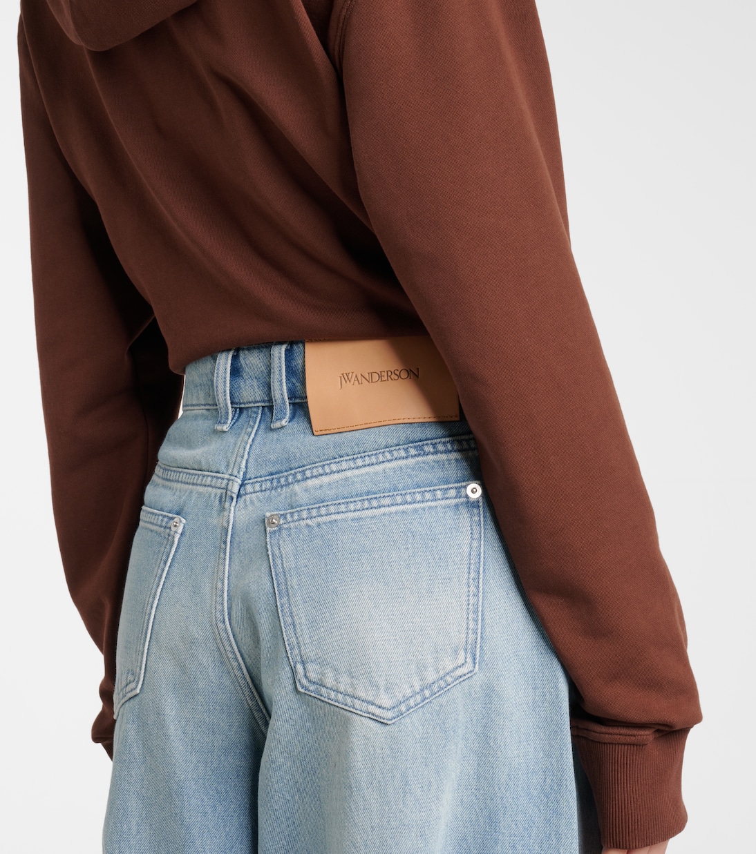 Jeans a gamba larga e vita media | JW Anderson