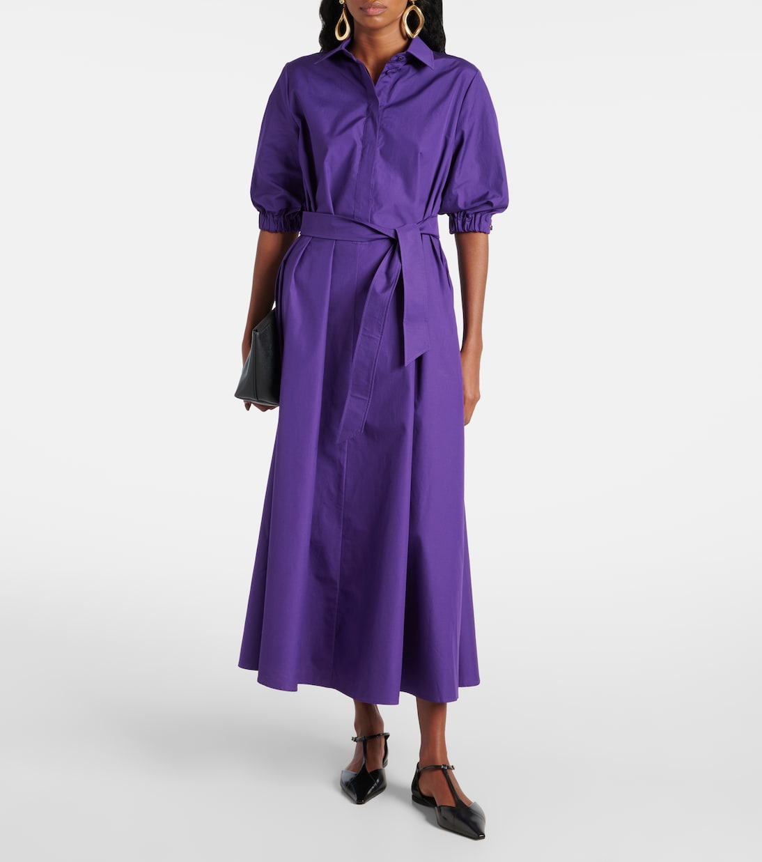 Robe longue Hoyo en coton | Max Mara