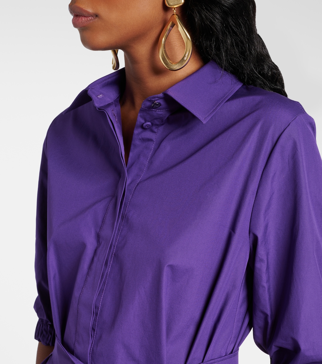 Robe longue Hoyo en coton | Max Mara