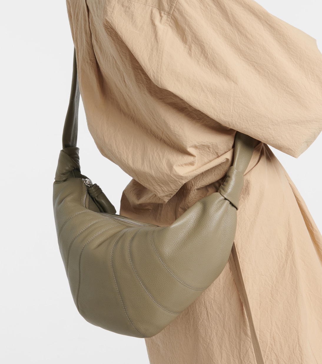 Borsa a spalla Croissant Medium in pelle | Lemaire