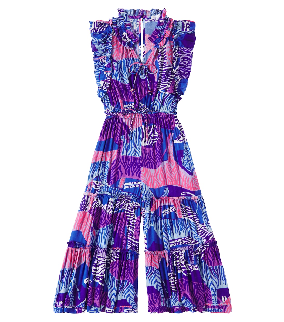 Jumpsuit Belene con volant | Poupette St Barth Kids