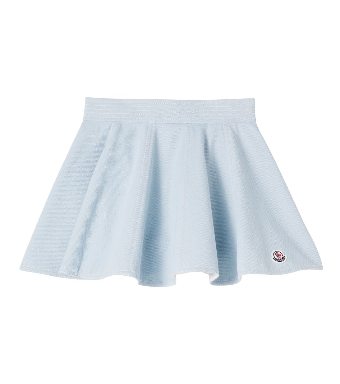 Minifalda en denim de algodón | Moncler Enfant